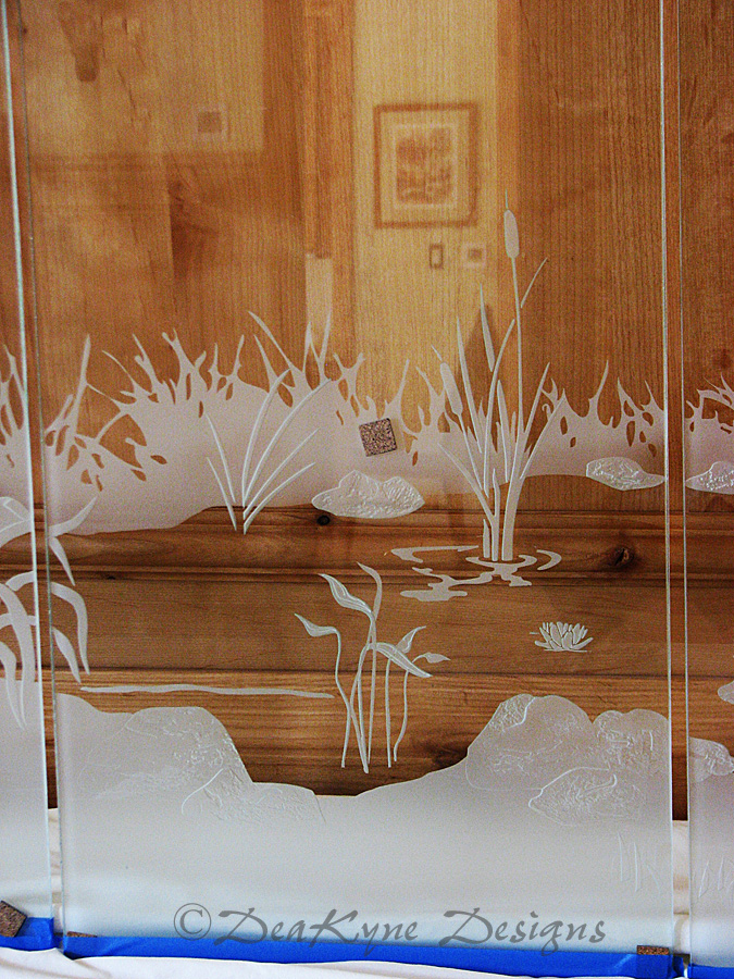 Etched Window Panel